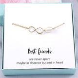 Best Friend Gifts - Friendship Infinity Bracelet, 14k Gold Filled