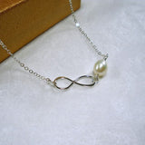 sister birthday gift infinity necklace big sister little sister jewelry
