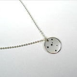zodiac necklace sterling silver