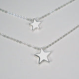 mom gifts message card jewelry silver star necklace 