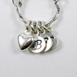 personalized mom gift, children's initial necklace