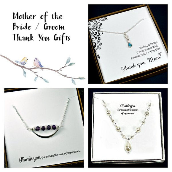 mother of the bride groom jewelry meaningful wedding gift