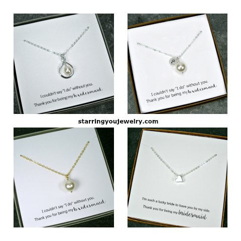 bridesmaid jewelry maid of honor gifts