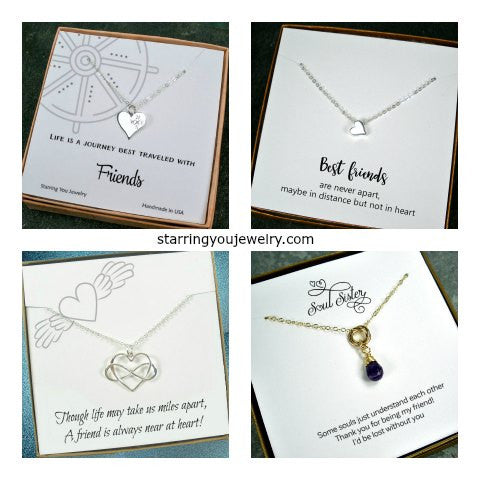 friend necklace bracelet gifts message jewelry