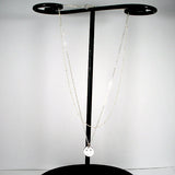 Zodiac Layered Necklace 2 layer Sterling Silver