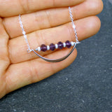 gifts for mom gemstone necklace amethyst