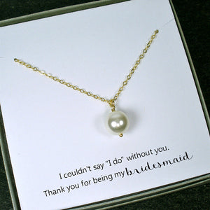 bridesmaid gift set pearl bridesmaid jewelry pearl necklace