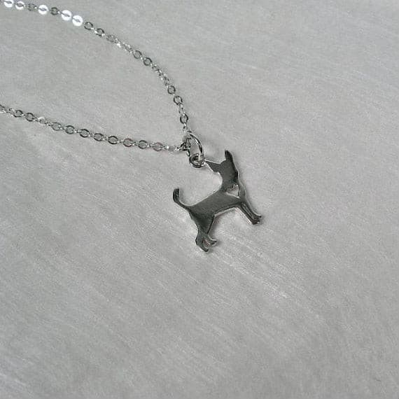 Dog necklace sales for human