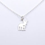 Dog Necklace: Labrador Retriever, Chihuahua, Yorkie, Sterling Silver