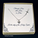 first communion gift for girls confirmation gifts cross necklace