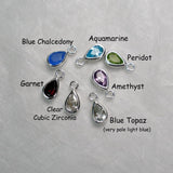 January birthstone necklace birthday gift