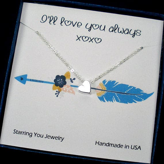 For Gorgeous Girlfriend Open Heart Necklace – Missamé