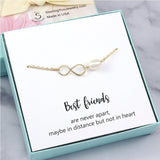 Best Friend Gifts - Friendship Infinity Bracelet, 14k Gold Filled