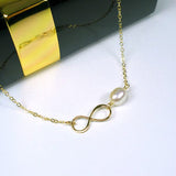 sister jewelry gifts message card jewelry gold infinity necklace