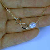  gold mom infinity necklace mom gifts