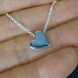unique mother's day gift heart necklace with message card