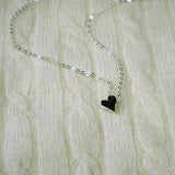 unique mother's day gift heart necklace with message card