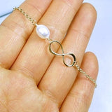 best friend infinity bracelet gift message card jewelry