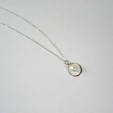 bridesmaid gift pearl drop necklace