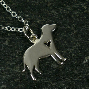 Dog and human friendship necklace shop