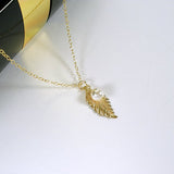 mom gifts leaf necklace message card necklace