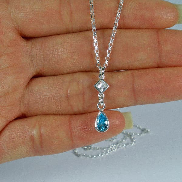 Mothers day birthstone necklace deals