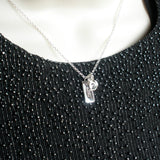childrens initial necklace for mom gift