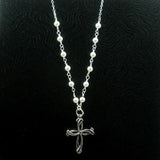 cross pearl necklace unique custom jewelry for women