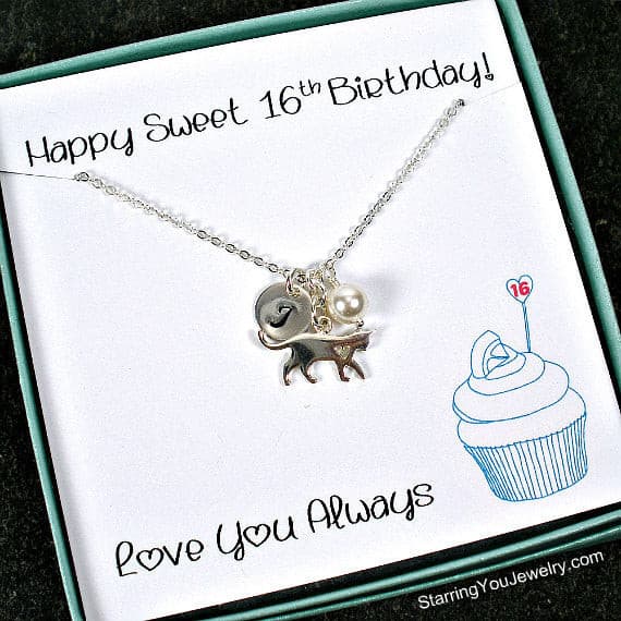 Sweet 16 Gift Ideas for Daughter Pet Lovers Jewelry Sterling