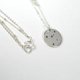 Zodiac Layered Necklace 2 layer Sterling Silver