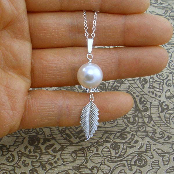 mom gifts one pearl necklace message card jewelry
