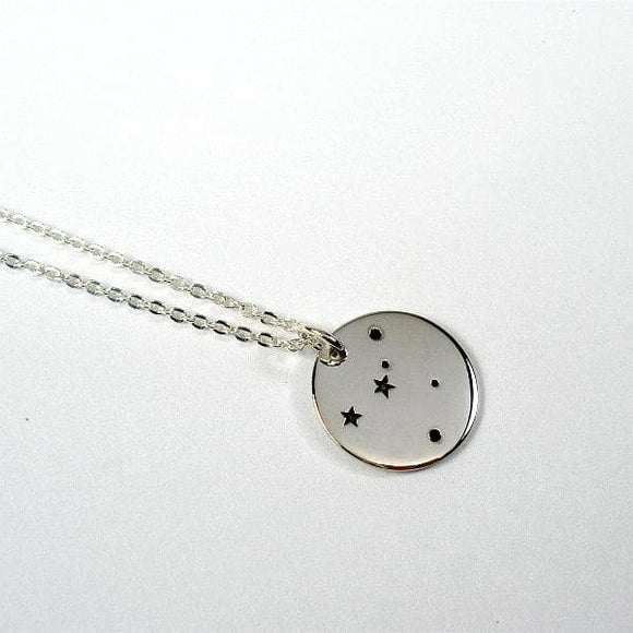 zodiac necklace sterling silver