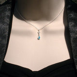 January birthstone necklace birthday gift