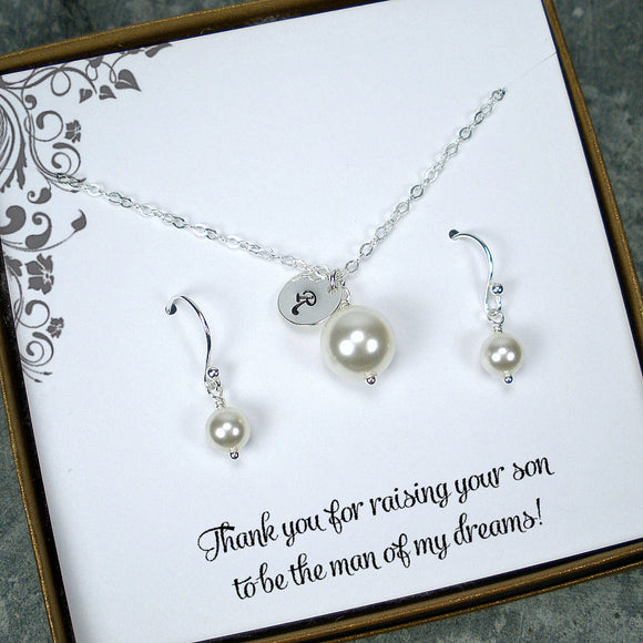 wedding gifts for mother of groom bride pearl jewelry