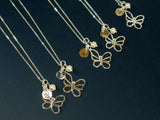 personalized butterfly necklace sterling silver