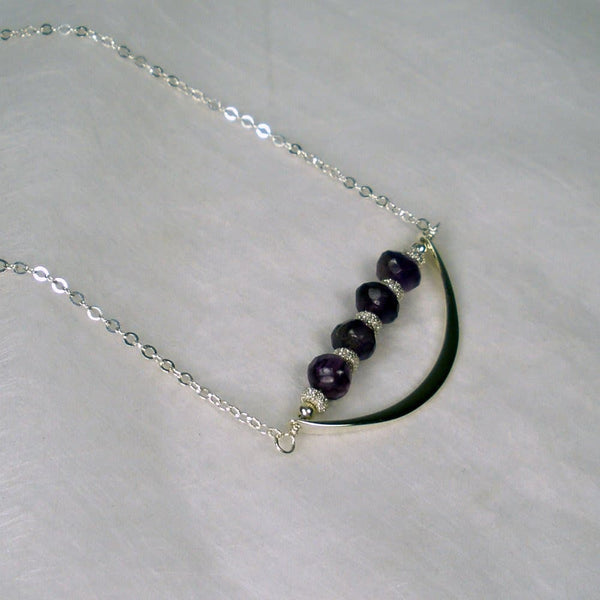 women necklaces amethyst birthstone jewelry