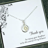 wedding gift for mother in law pearl necklace