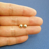 3 pair earring set gold stud earrings