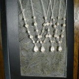 bride pearl necklace wedding swarovski sterling silver