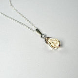 Swarovski Crystal Pendant Necklace, Sterling Silver 