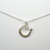 sweet 16th birthday gift horseshoe necklace horse lovers