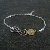 gifts for bridesmaid maid of honor silver initial bracelet