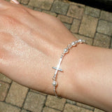 Christian gifts sideways cross bracelet