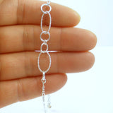 Simple Chain link Bracelets Sterling Silver