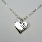 memorable mom gifts heart compass necklace silver