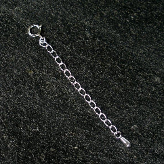 Silver Necklace Extender, Silver Bracelet Extender, Silver Jewelry