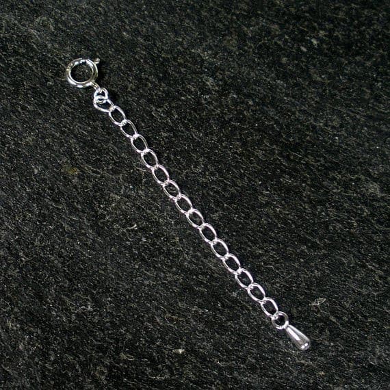 Sterling Silver Chain Extender for Necklace & Bracelet, Chain Adjuster